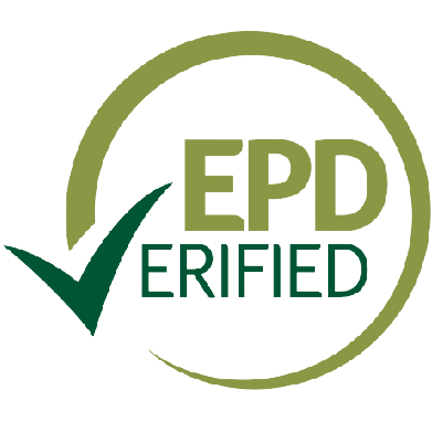 EPD verificeret miljøcertificeringslogo