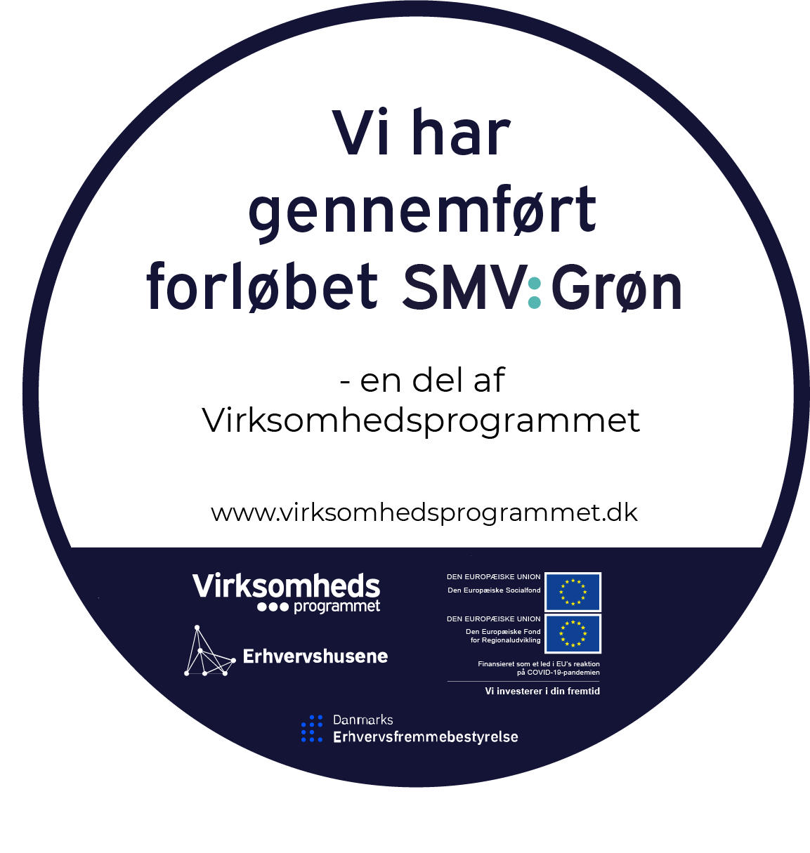 Certifikat for gennemført SMV:Grøn forløb